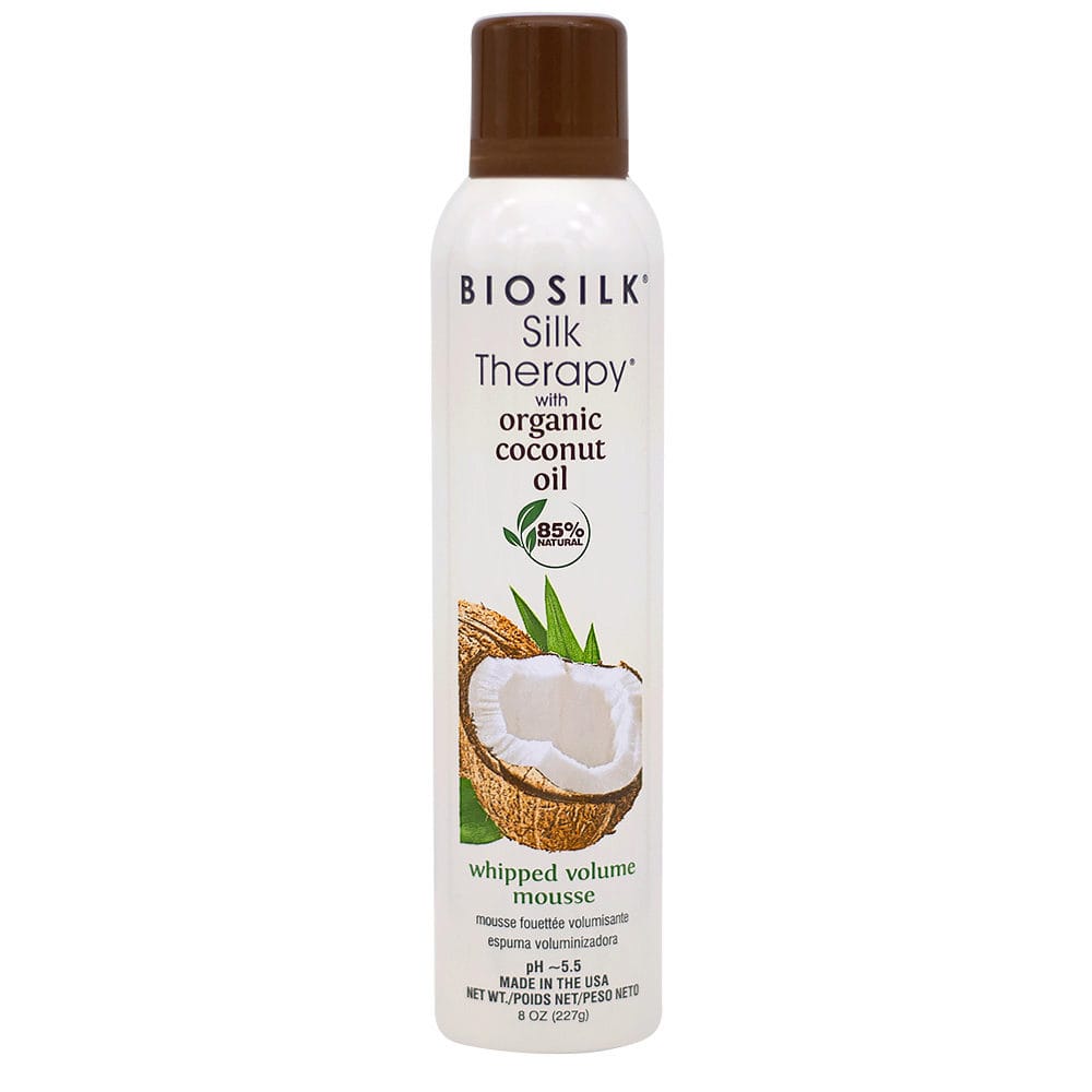 BioSilk - Mousse de coiffure 'Silk Therapy Coconut Oil Mousse' - 227 g