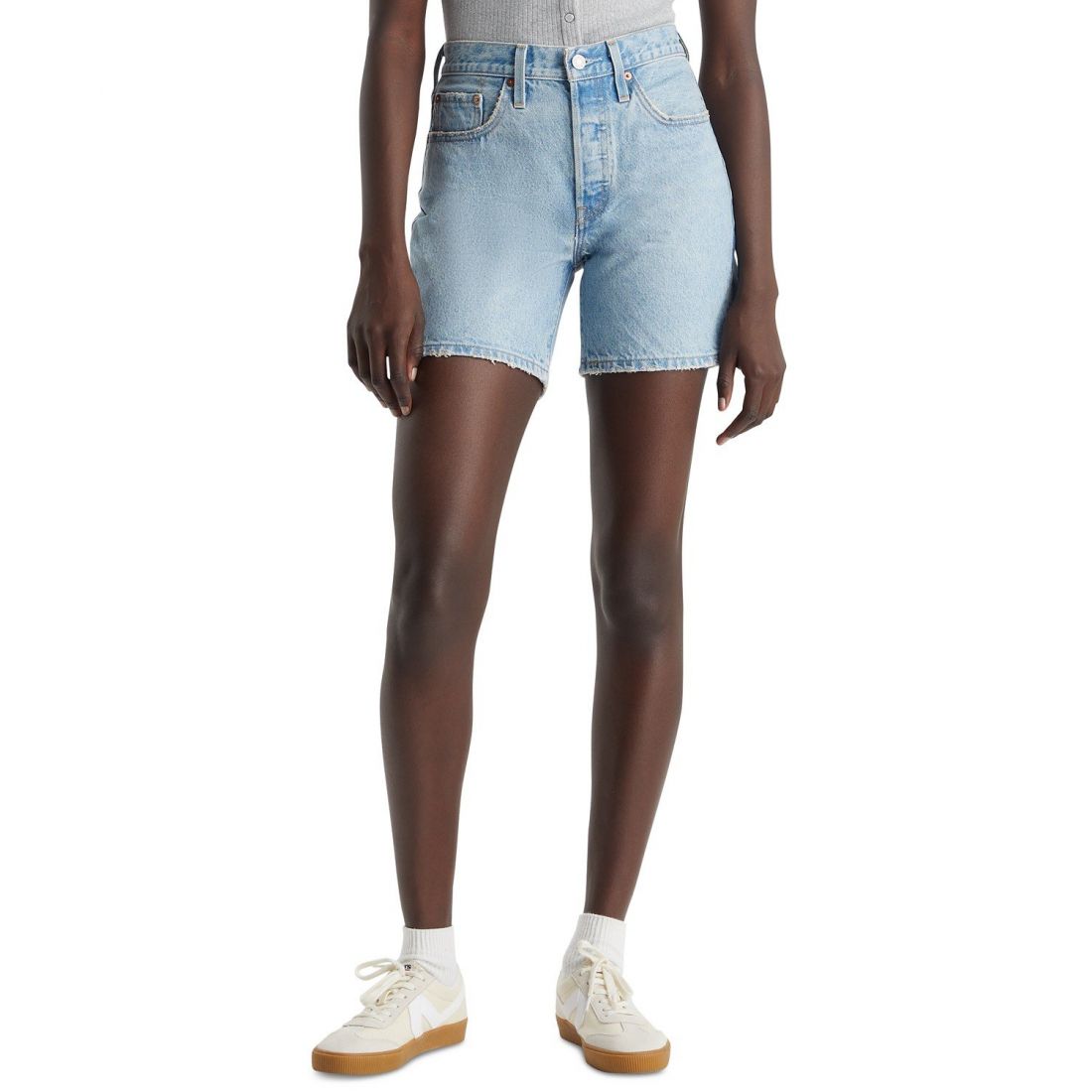 Levi's - Short en jean '501® Mid-Thigh' pour Femmes
