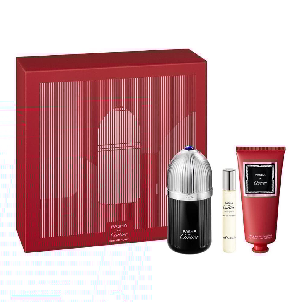 Cartier - Coffret de parfum 'Pasha De Cartier Édition Noire' - 100 ml, 3 Pièces