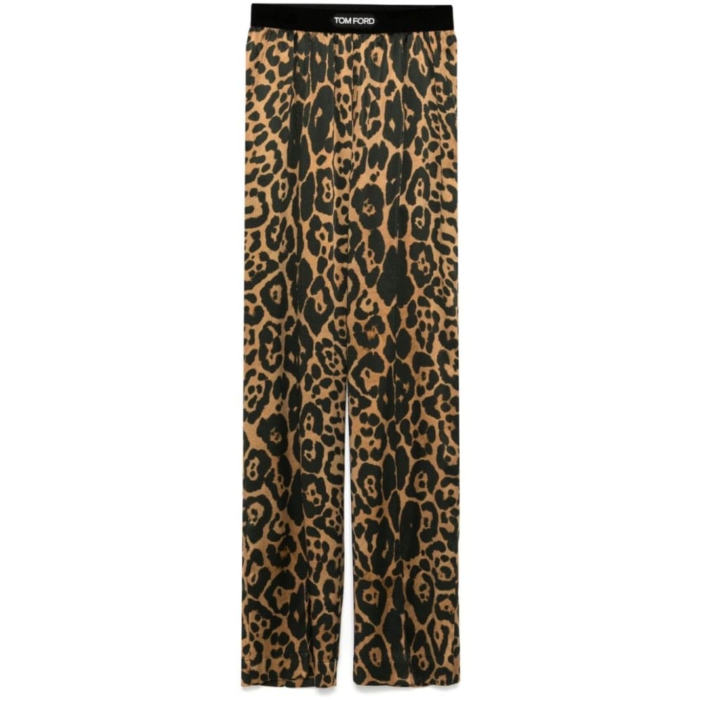 Tom ford - Pantalon 'Leopard-Print' pour Femmes
