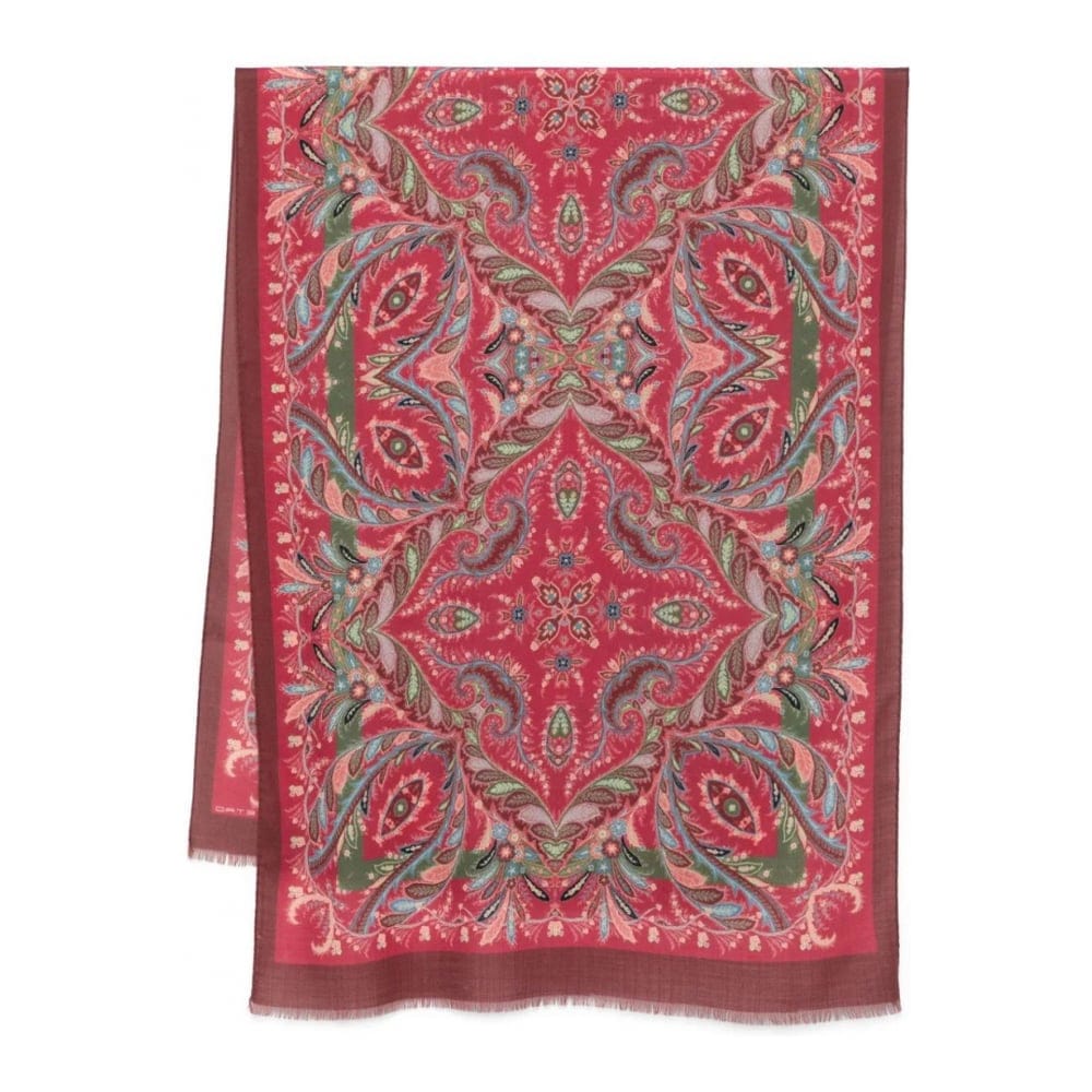 Etro - Écharpe en laine 'Paisley-Pattern' pour Femmes