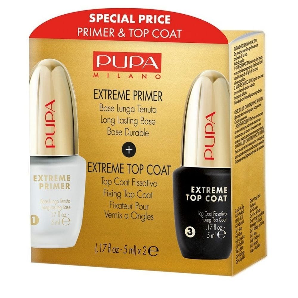 Pupa milano - Top Coat 'Lasting Color Extreme' - 5 ml, 2 Pièces