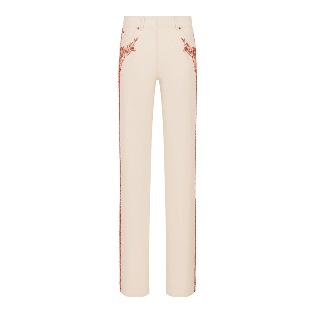 Christian dior - Jeans 'Embroidered Fitted' pour Femmes