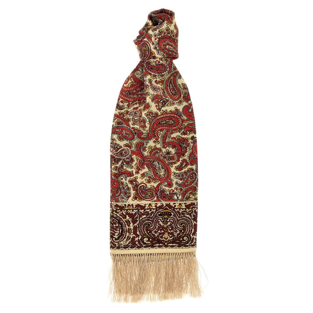 Valentino garavani - Foulard en soie 'Voyage Imaginaire' pour Hommes
