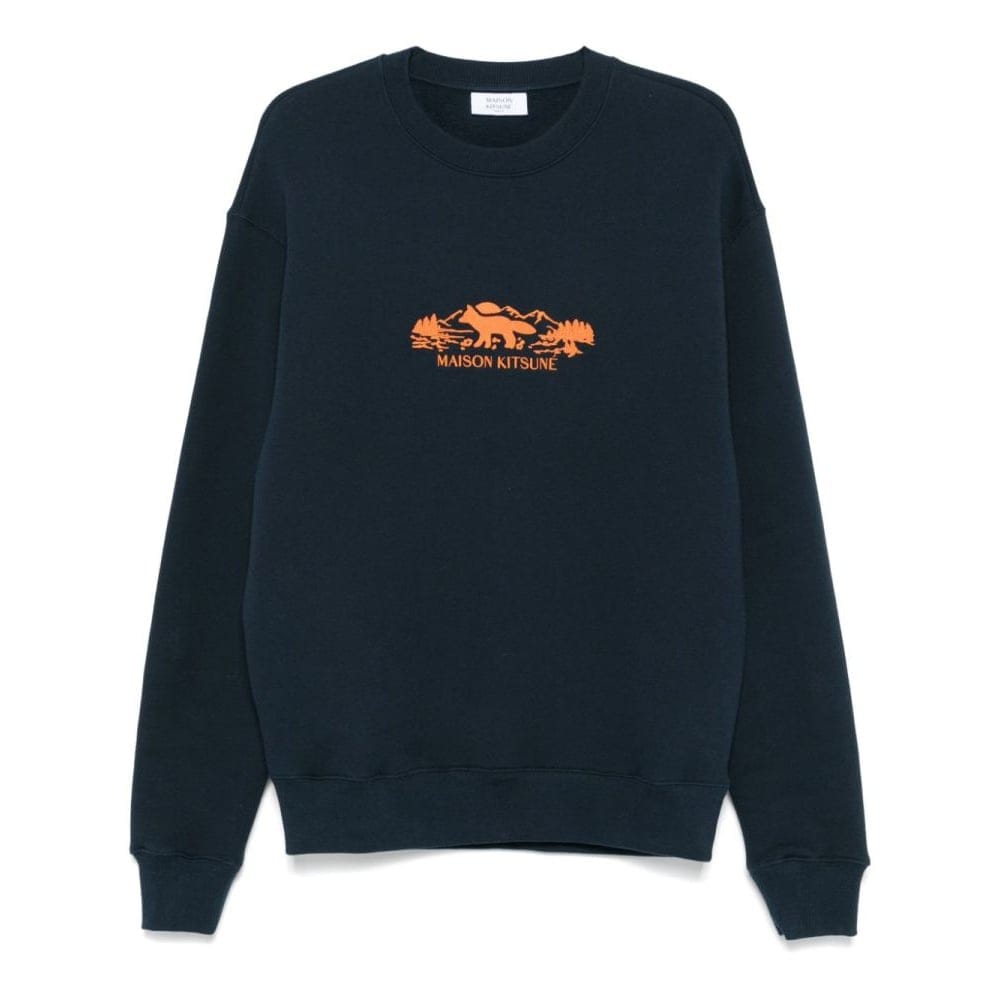 Maison kitsuné - Sweatshirt 'Outdoor Profile Fox' pour Hommes