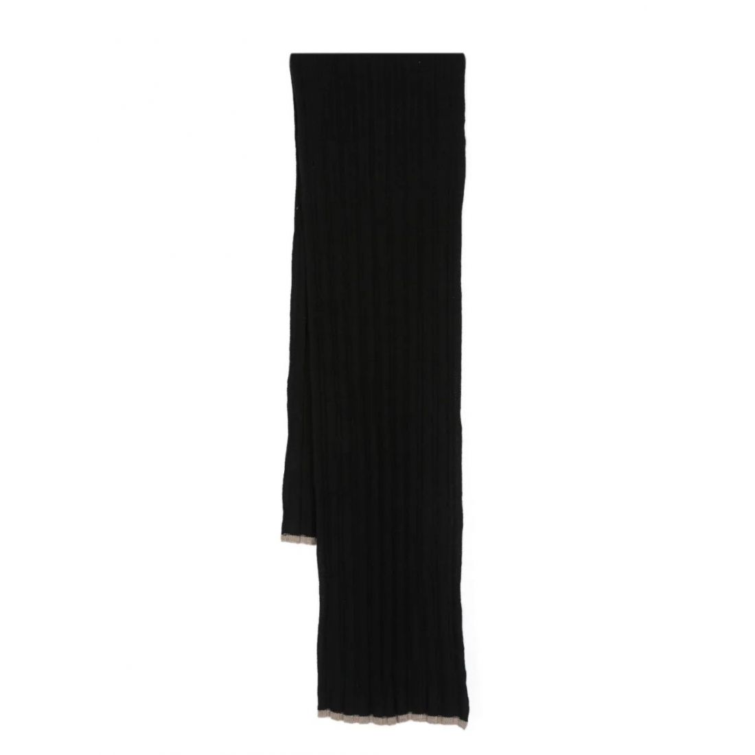 Brunello cucinelli - Écharpe en cachemire  'Ribbed-Knit' pour Hommes