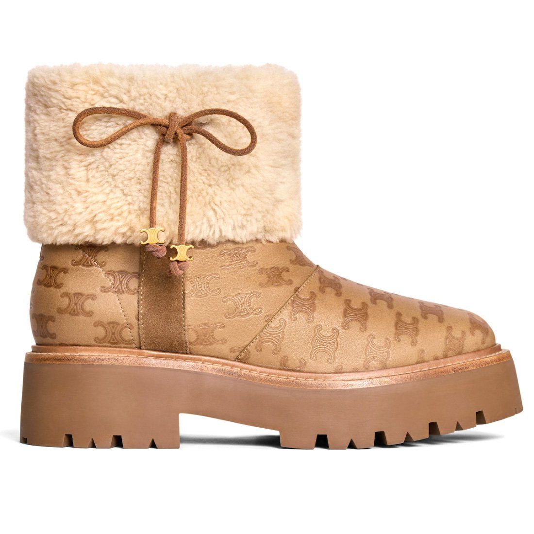 Celine - Bottines 'Bulky Cropped Triomphe' pour Femmes