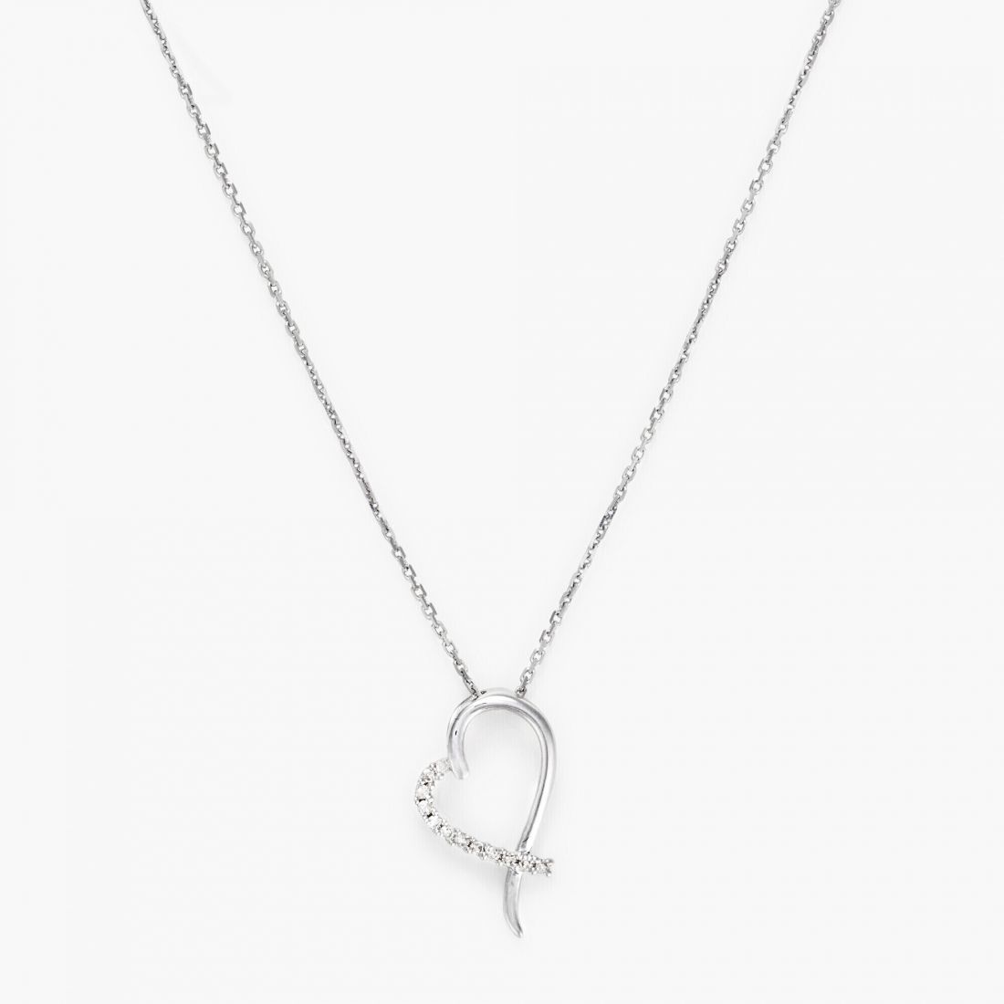 Atelier du diamant - Pendentif sur chaine 'Tender Heart' pour Femmes