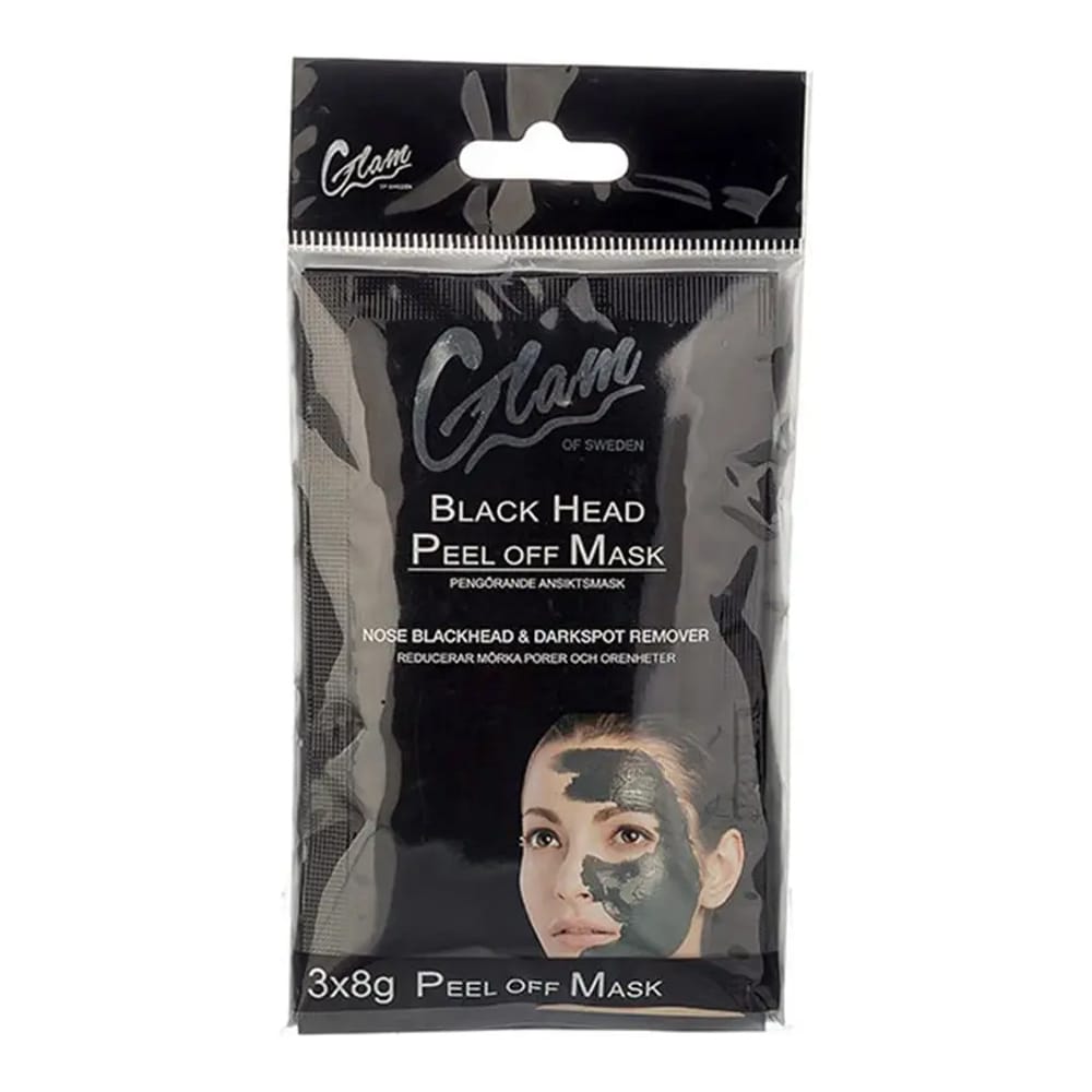 Glam of Sweden - Masque Peel-off 'Black Head' - 8 g, 3 Pièces