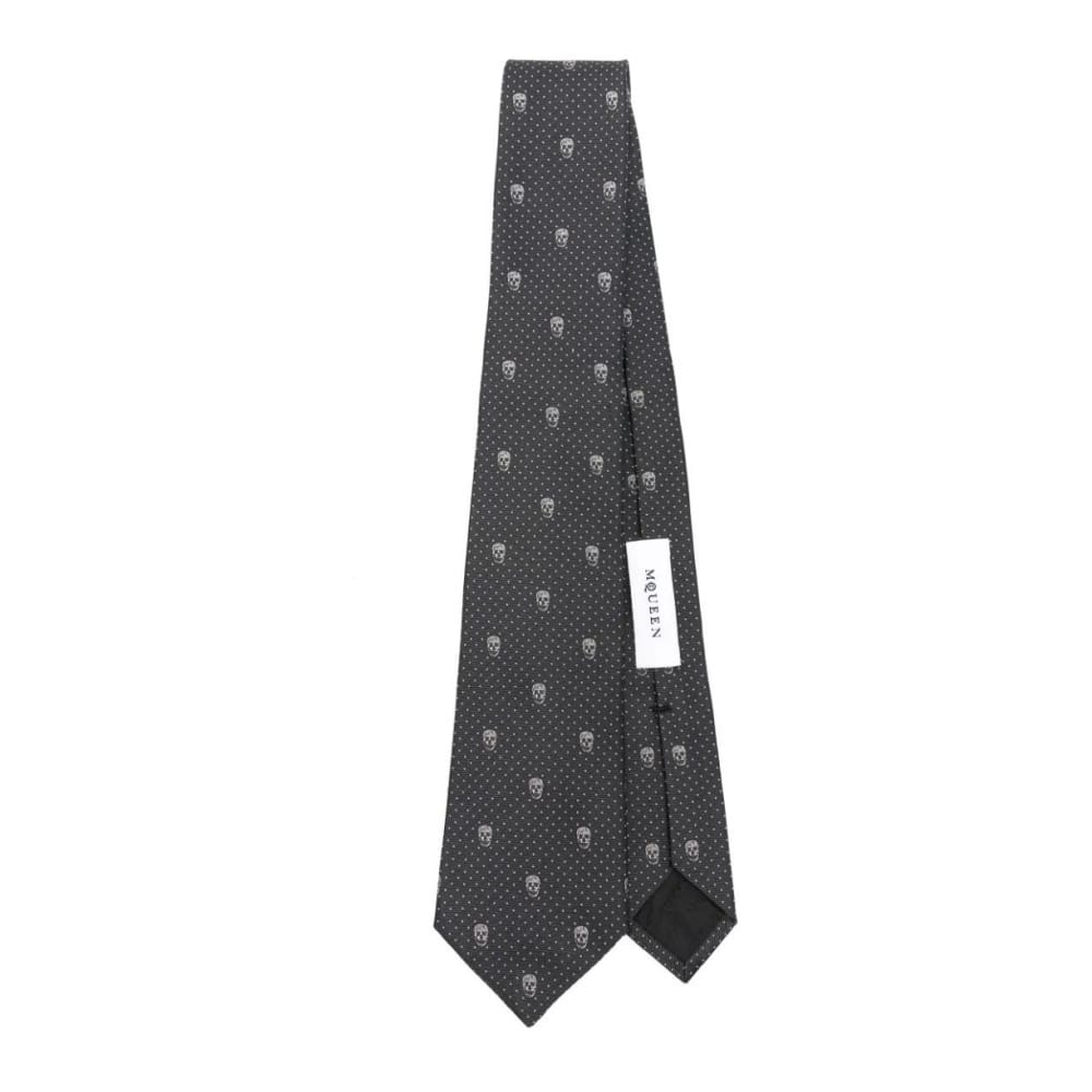 Alexander mcqueen - Cravate 'Skull Polka Dots' pour Hommes