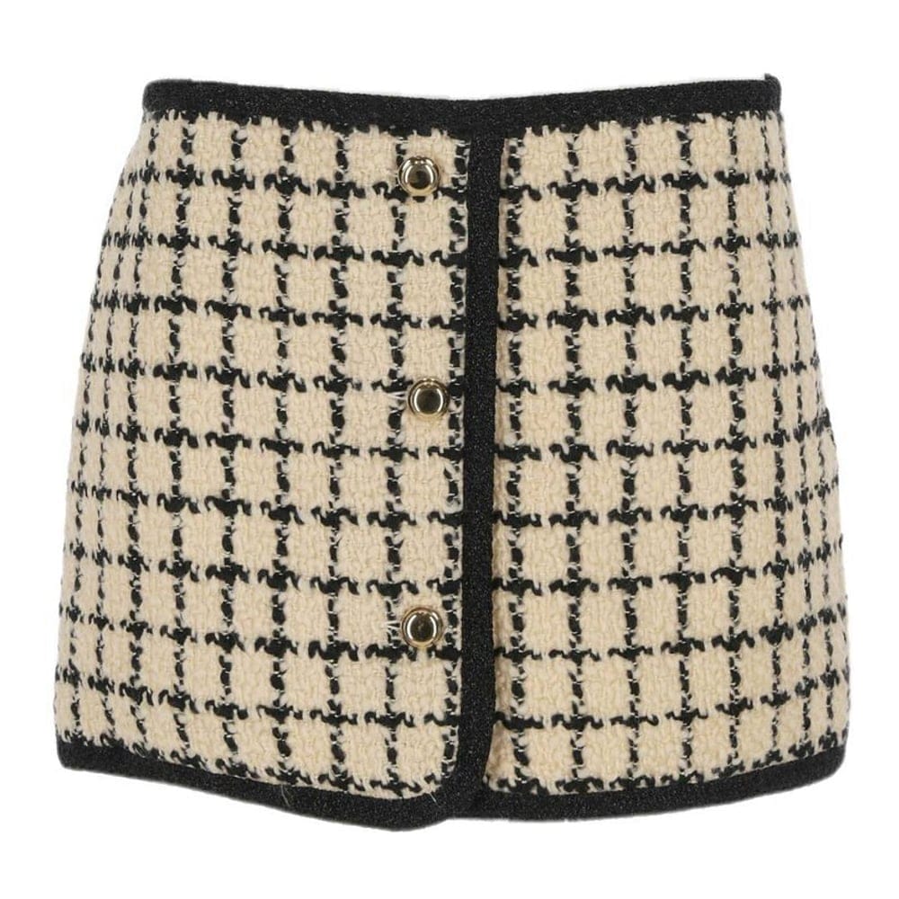 Miu miu - Mini Jupe 'Check Patterned' pour Femmes
