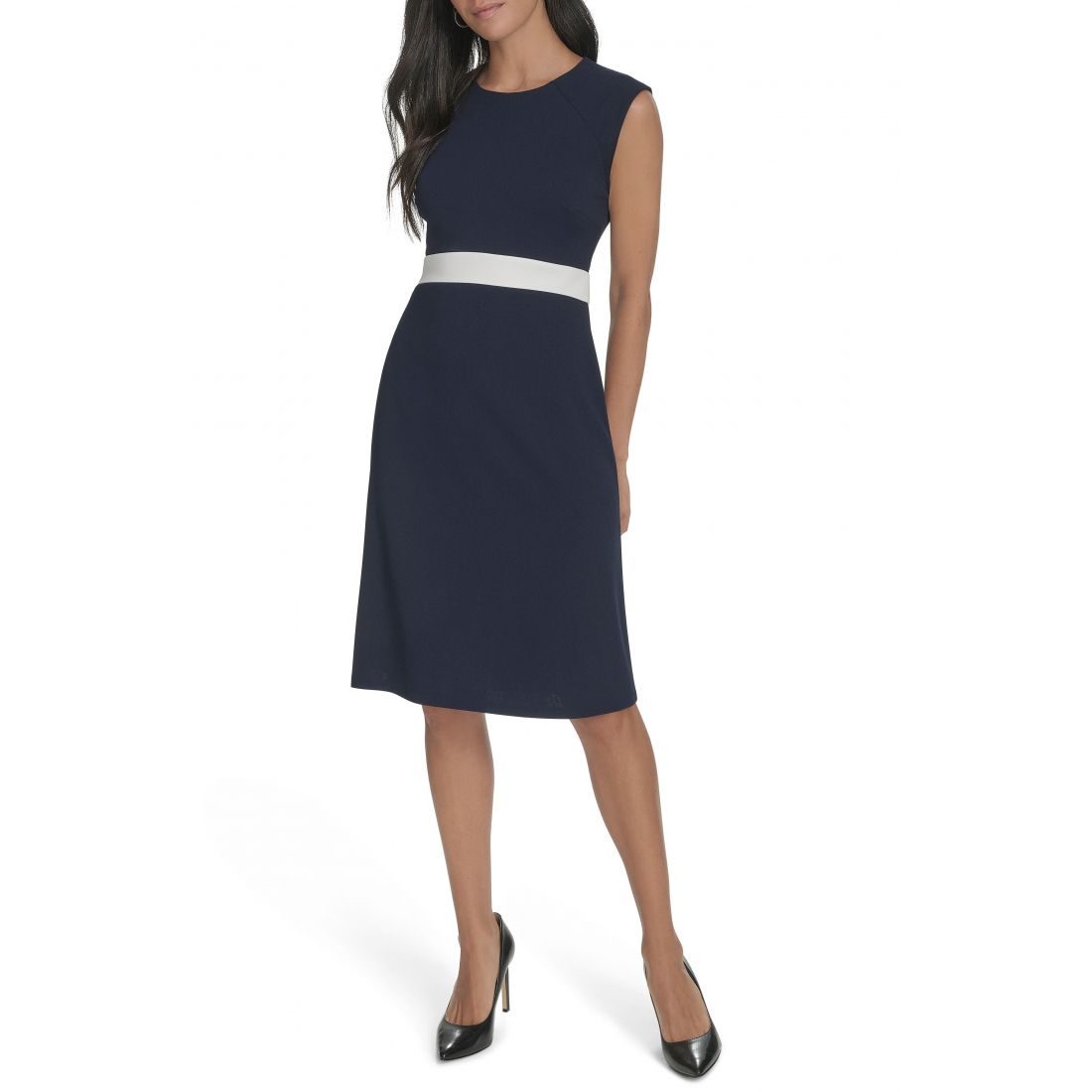 Calvin klein - Robe fourreau 'Colorblock' pour Femmes