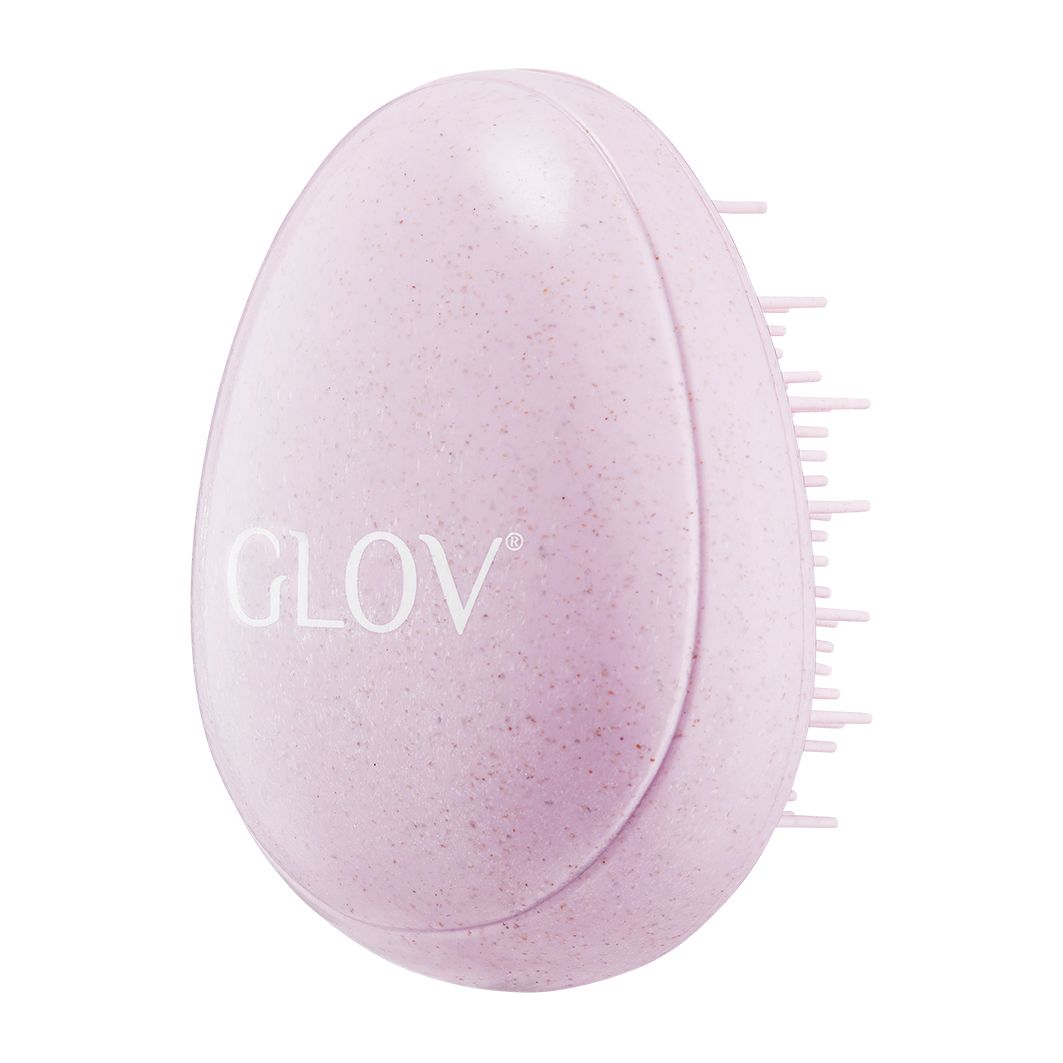 GLOV - Biobased Compact Raindrop Hair Brush For Hair Detangling | Biobased
