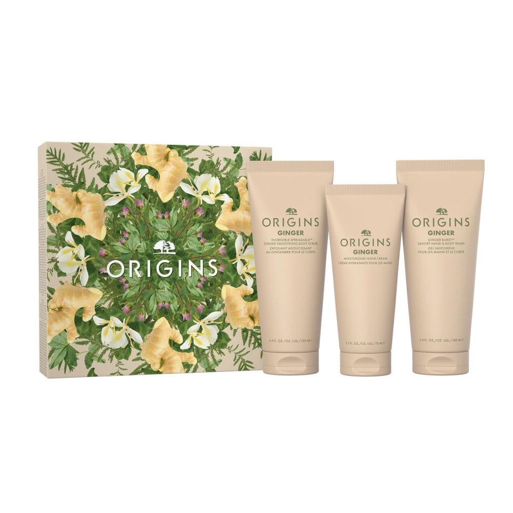 Origins - Ensemble de soins du corps 'Ginger Body Collection' - Tous types de peau, 3 Pièces