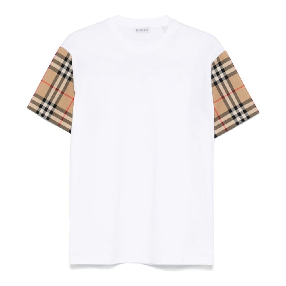 Burberry - T-shirt 'Vintage Check-Detailed' pour Femmes