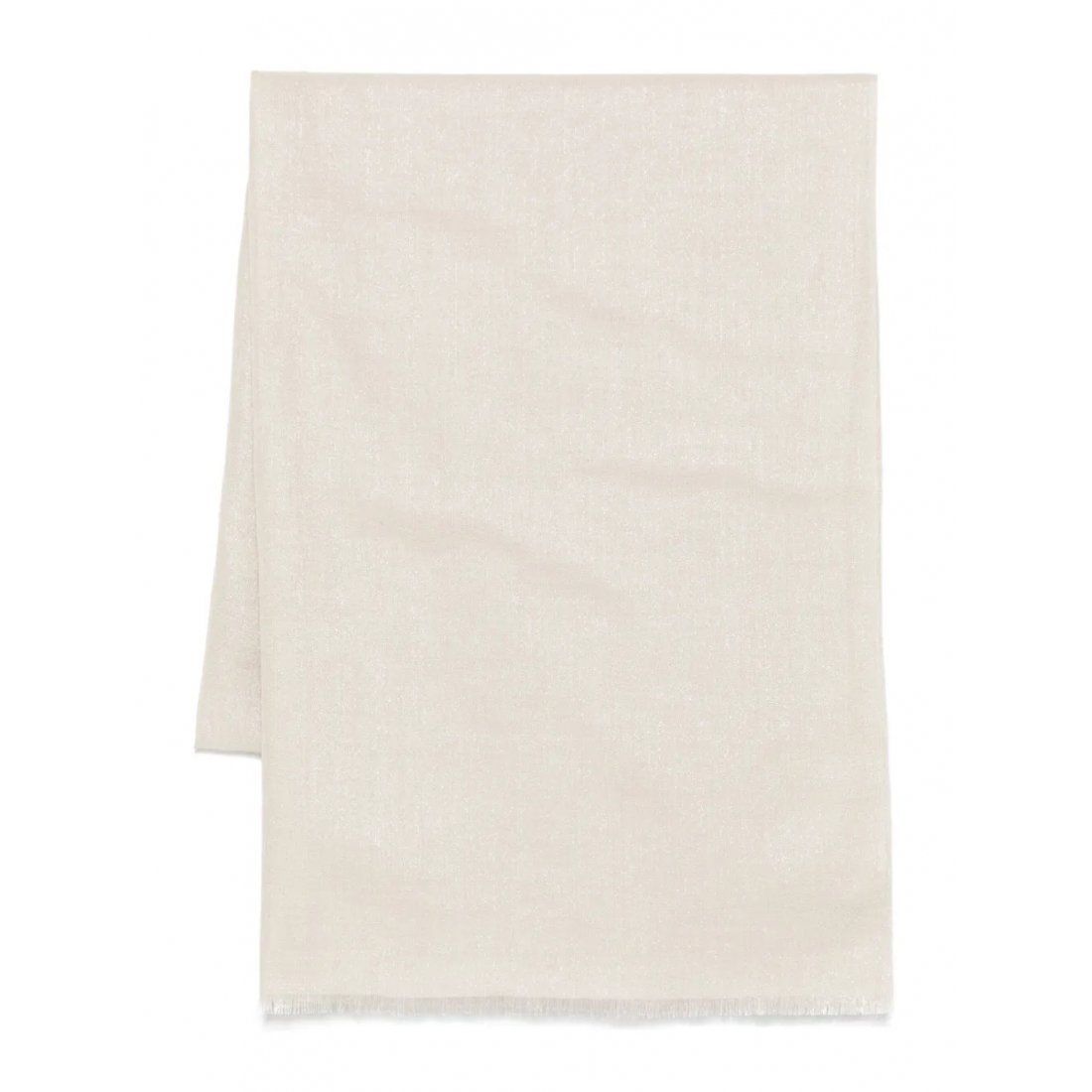 Brunello cucinelli - Écharpe en laine 'Metallic-Threading' pour Femmes