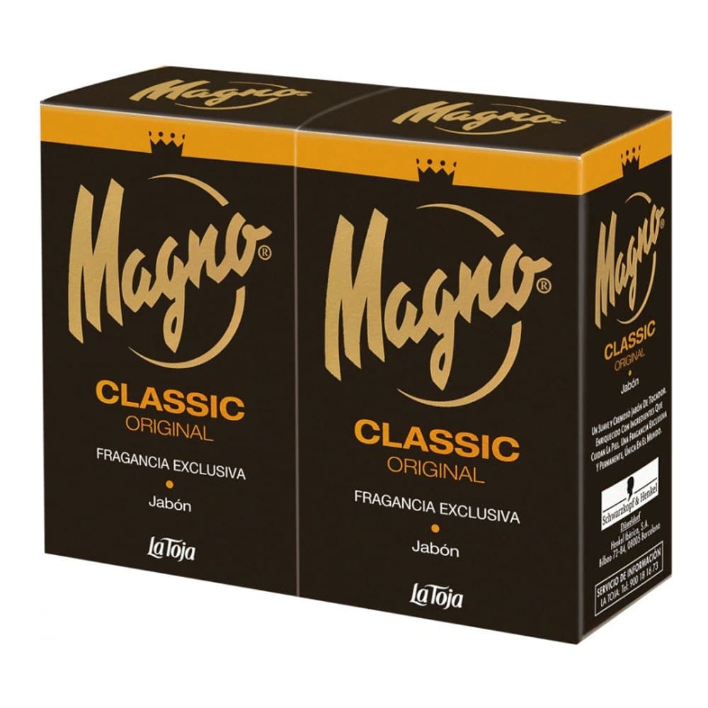 Magno - Pain de savon 'Classic' - 100 g, 2 Pièces