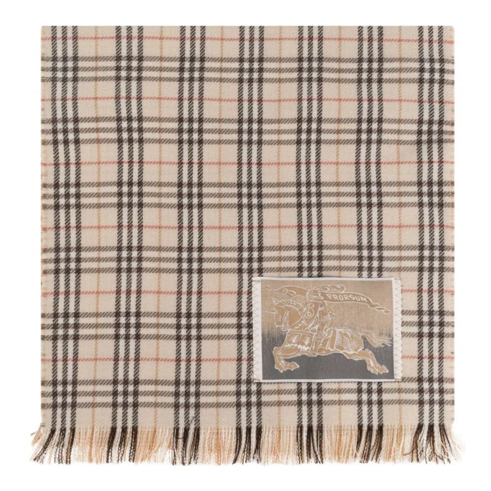 Burberry - Écharpe en laine 'Check' pour Femmes