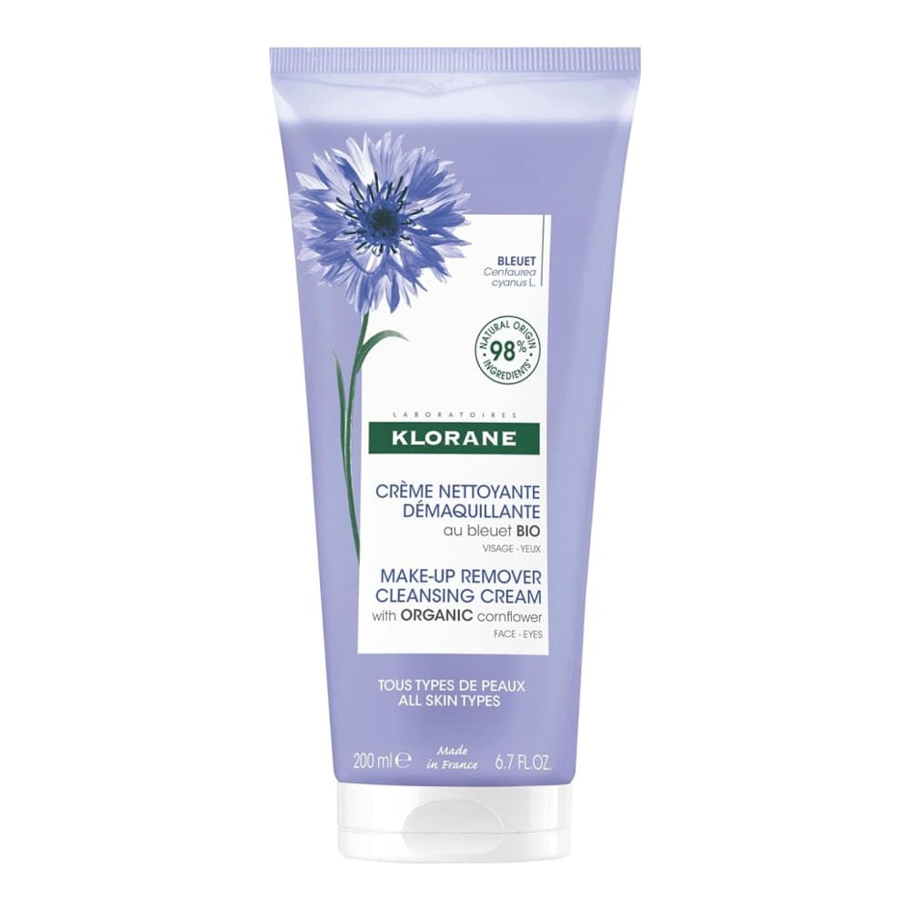 Klorane - Crème Nettoyante Démaquillante au Bleuet BIO - 200 ml