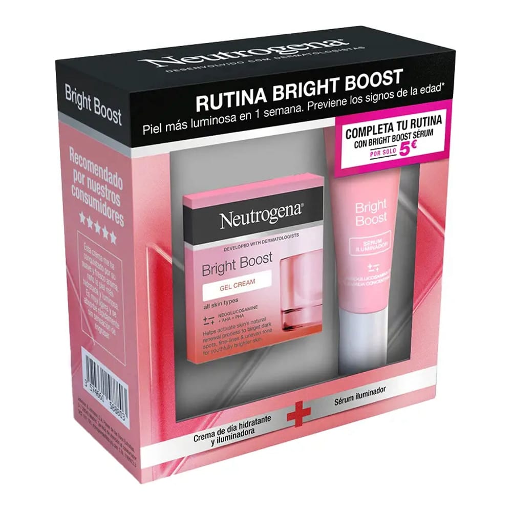 Neutrogena - Coffret de soins de la peau 'Bright Boost Routine' - 2 Pièces