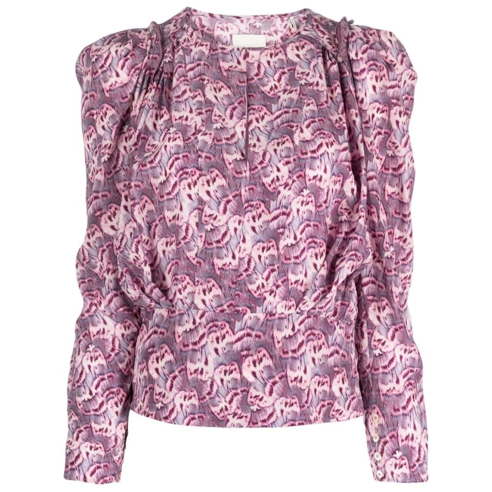 Isabel marant - Blouse à manches longues 'Graphic-Print' pour Femmes