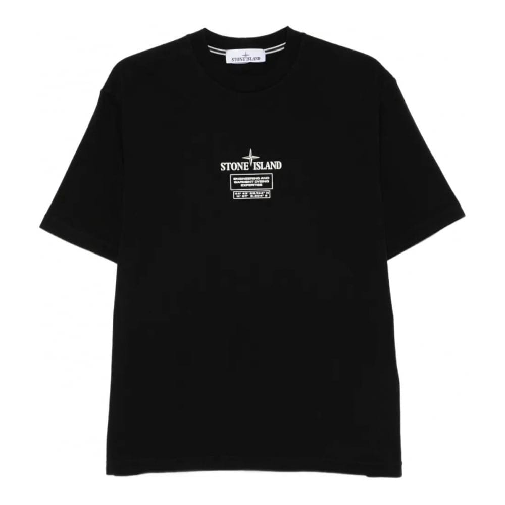 Stone island - T-shirt 'Logo-Print' pour Hommes
