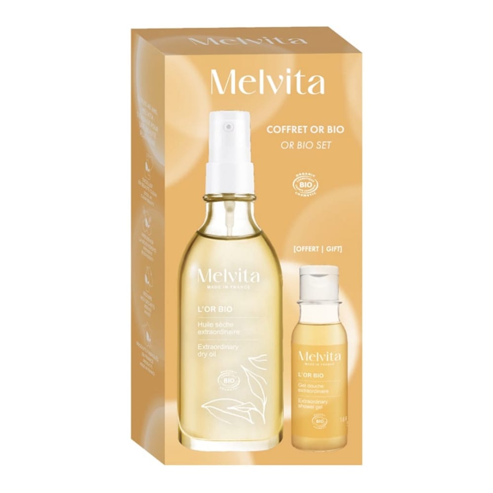 Melvita - Ensemble de soins du corps 'L'Or Bio Moisturizing' - 2 Pièces