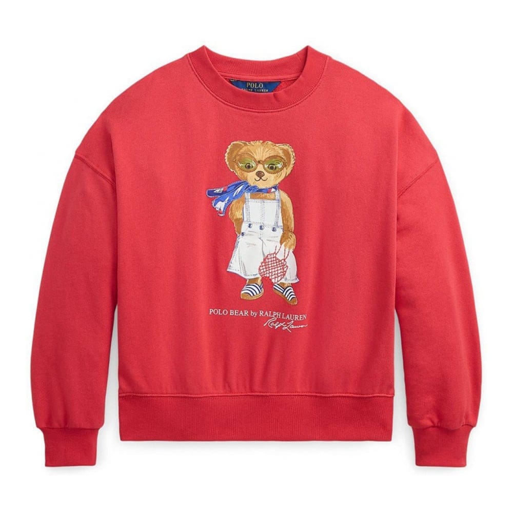 Polo ralph lauren - 'Polo Bear Terry Sweatshirt' pour Grandes filles