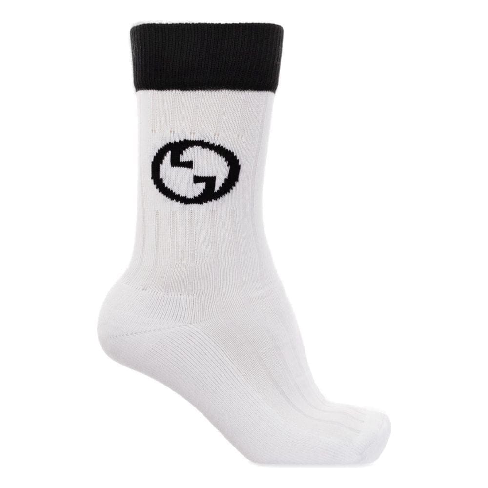 Gucci - Chausettes 'Interlocking G Logo Embroidered' pour Femmes