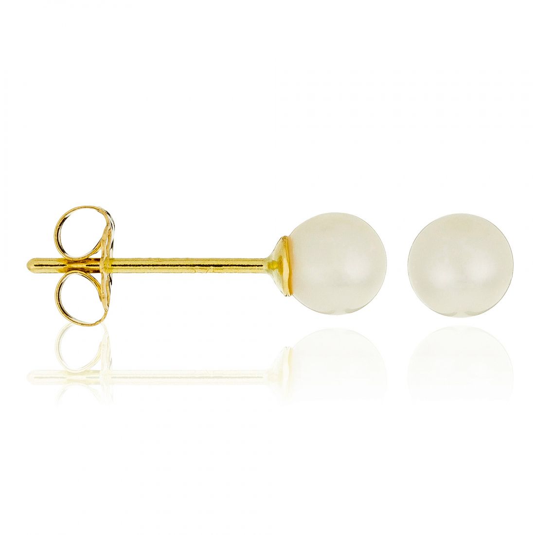 Or éclat - Boucles d'oreilles 'My Pearl' pour Femmes