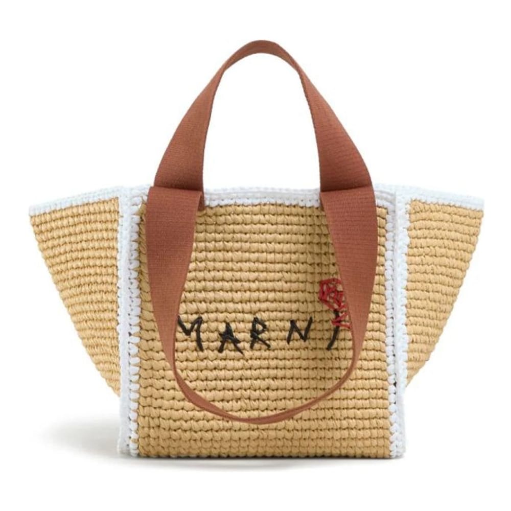 Marni - Sac Cabas 'Logo-Embroidered' pour Femmes