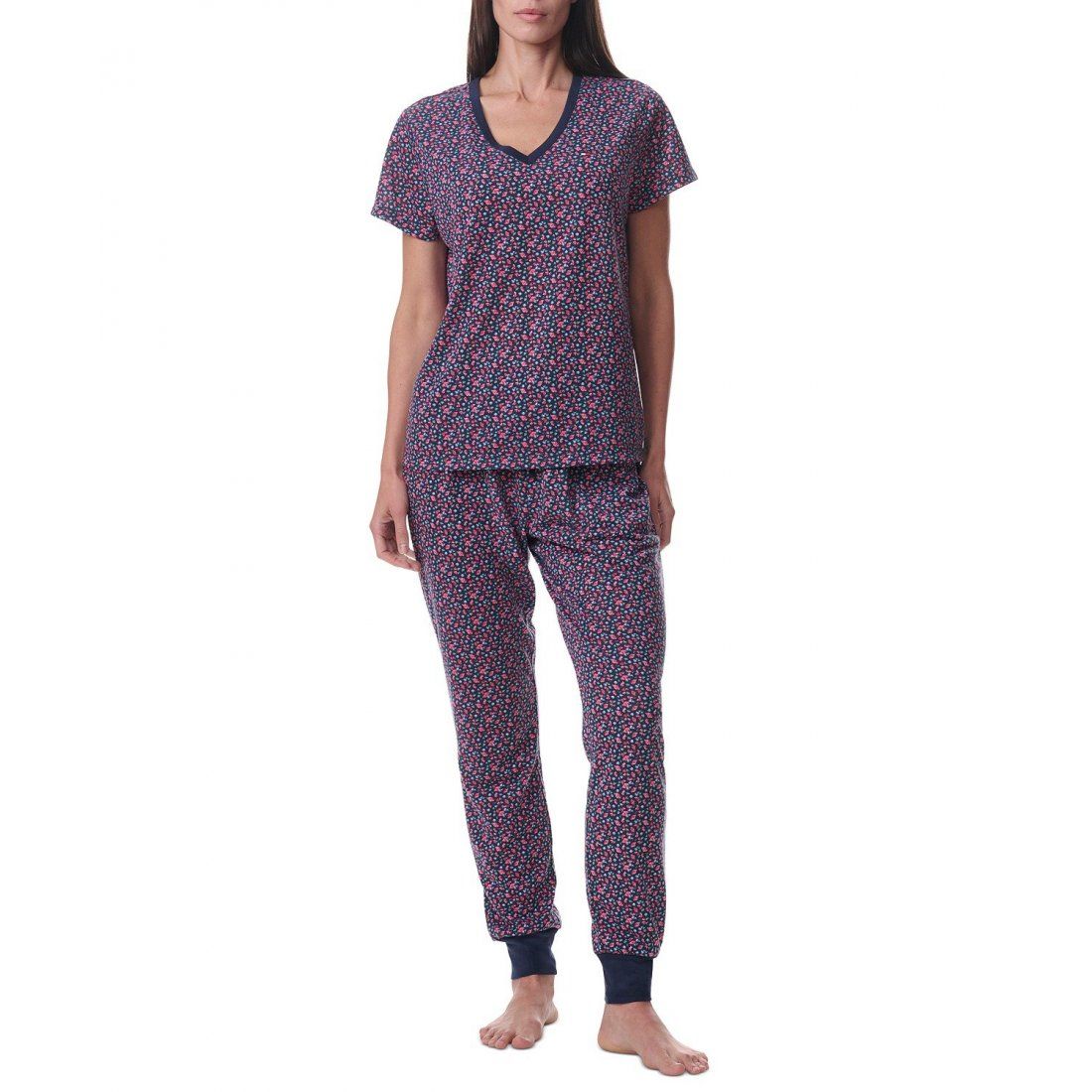 Tommy hilfiger - 'Printed Short-Sleeve Tee & Jogger Set' pour Femmes