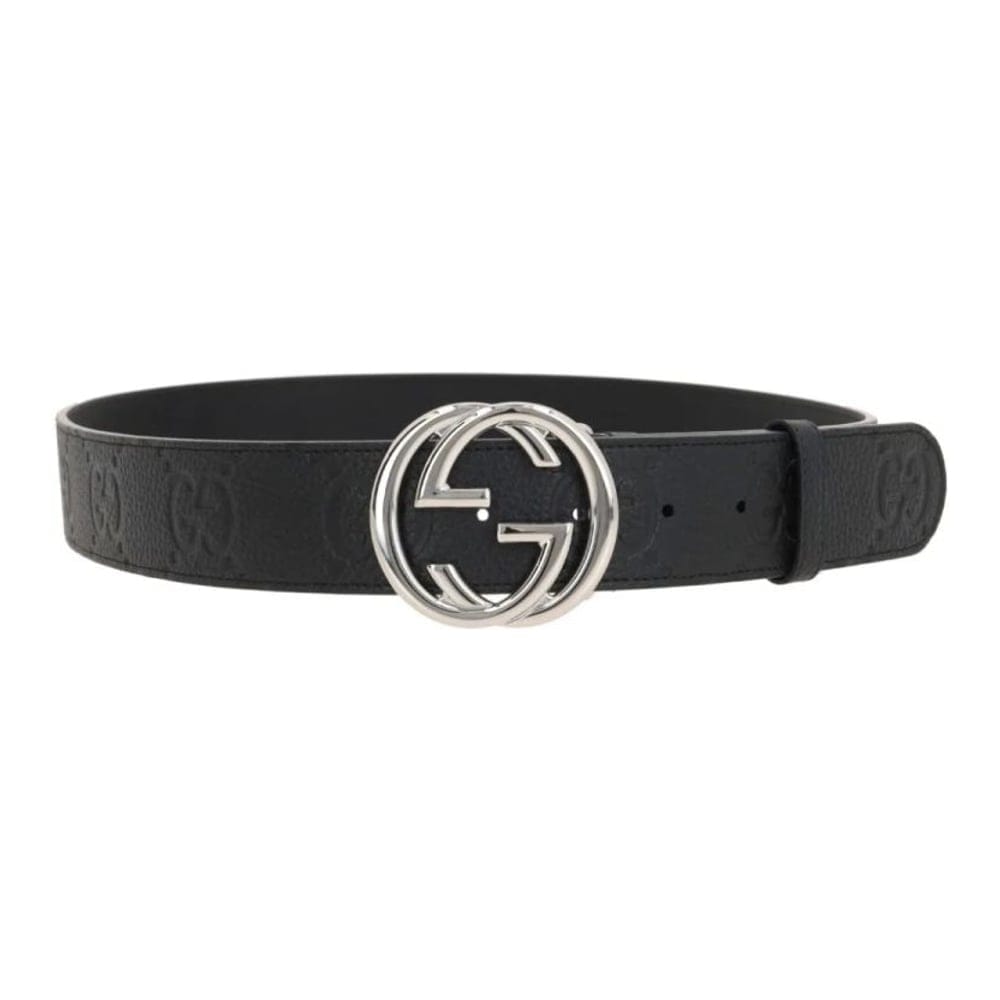 Gucci - Ceinture 'Interlocking G-Buckle' pour Hommes