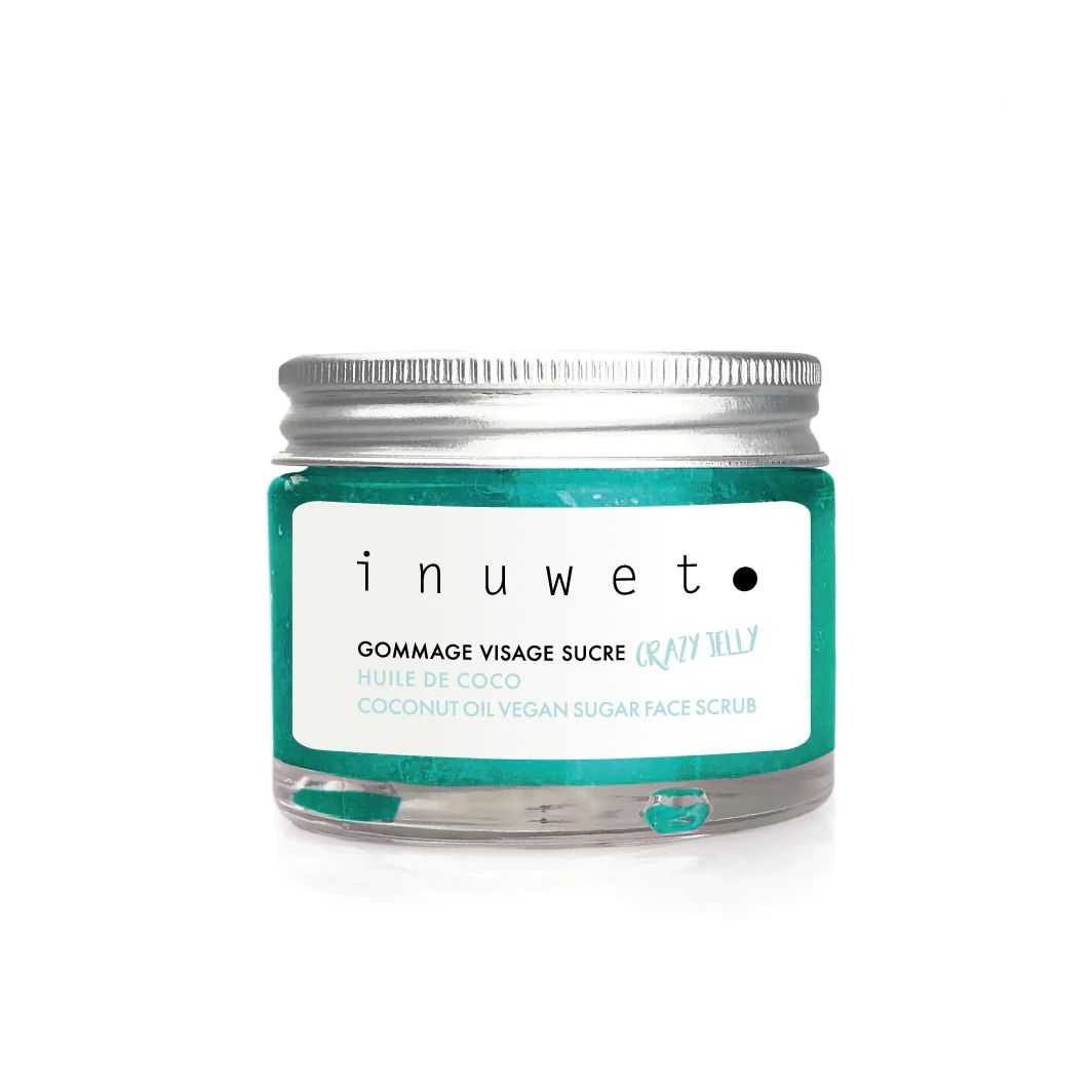 Inuwet - Exfoliant Visage 'Crazy Jelly Au Sucre Monoï' - Menthe 50 ml