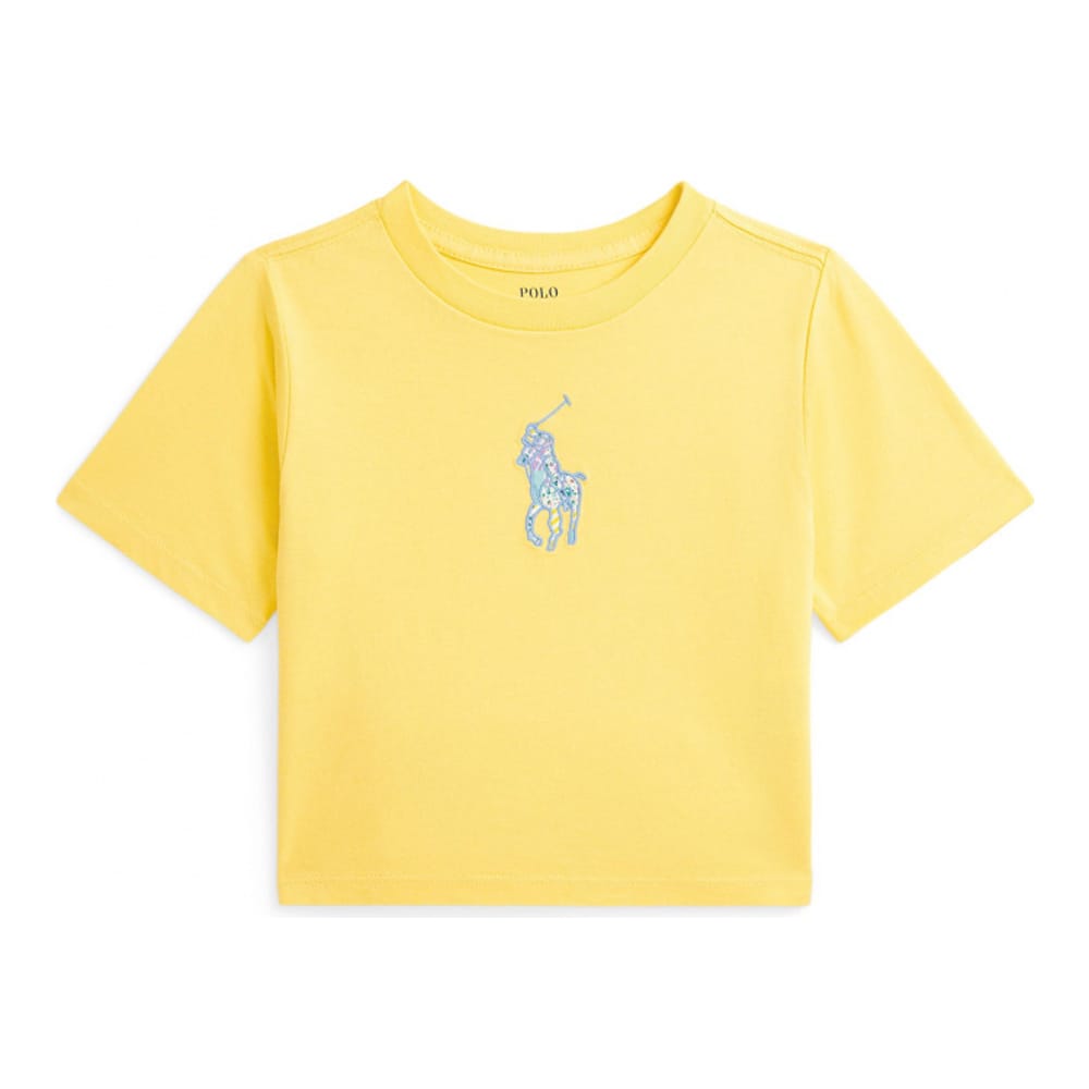 Ralph lauren kids - "T-shirt 'Big Pony Cotton Jersey Boxy' pour Petites filles"