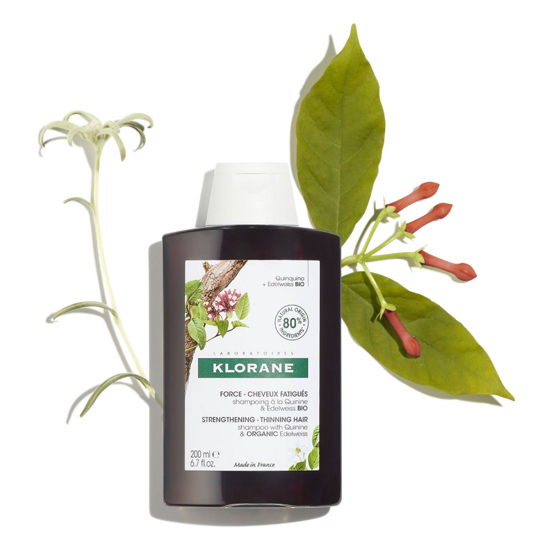 Klorane - Shampoing 'La Quinine & Edelweiss Bio' - 200 ml