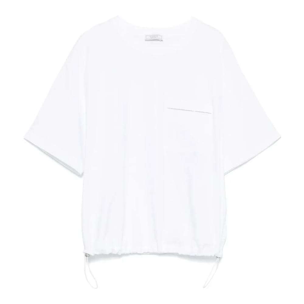 Peserico - T-shirt 'Bead-Embellished' pour Femmes