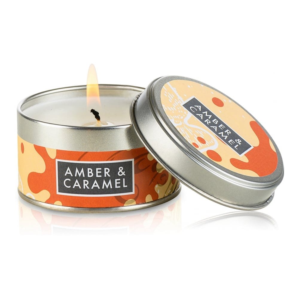 Laroma - Bougie parfumée 'Ambre & Caramel' - 160 g
