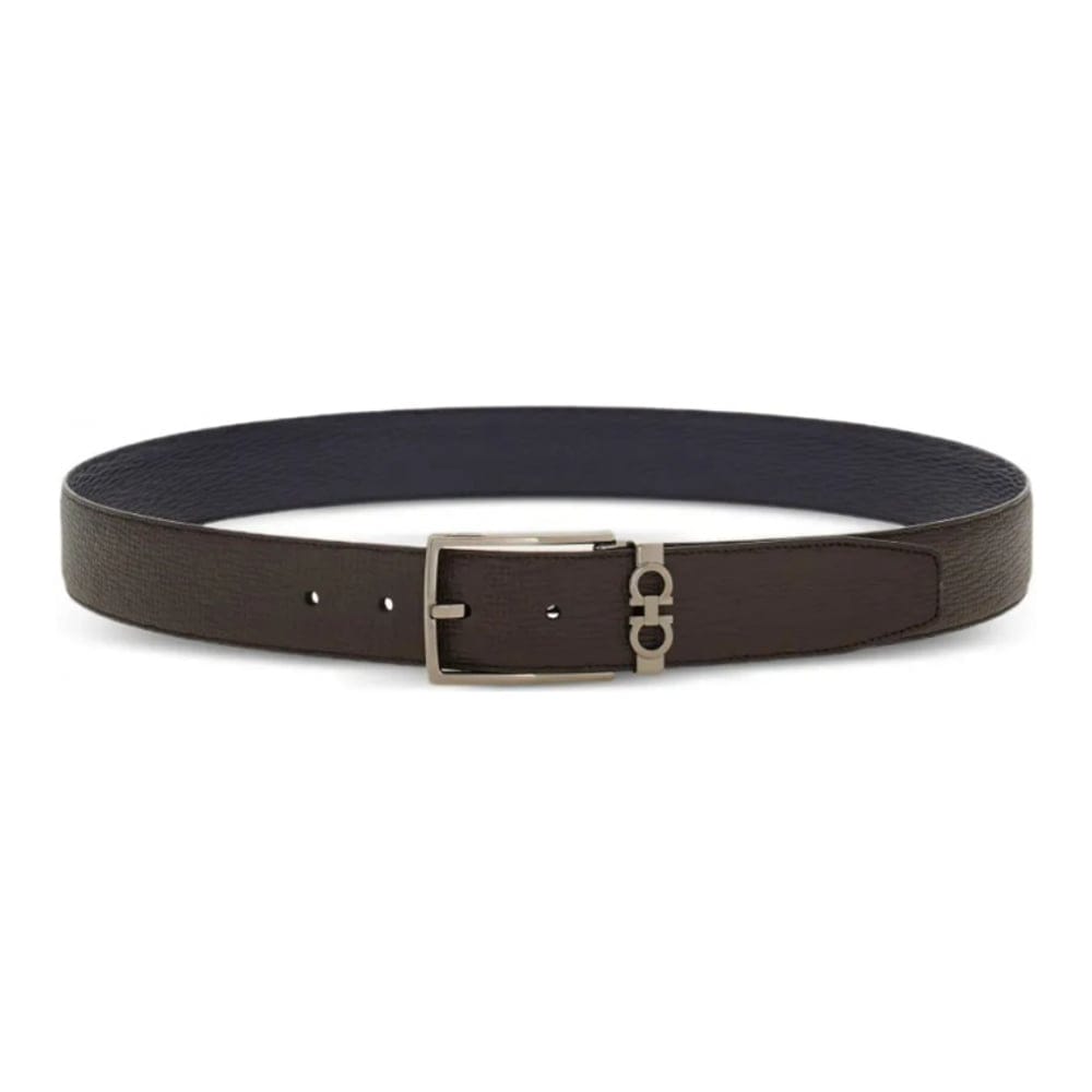 Ferragamo - Ceinture 'Gancini-Plaque' pour Hommes