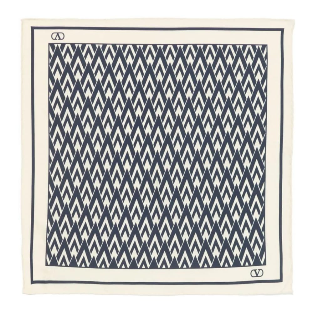 Valentino garavani - Mouchoir 'Geometric-Pattern' pour Hommes