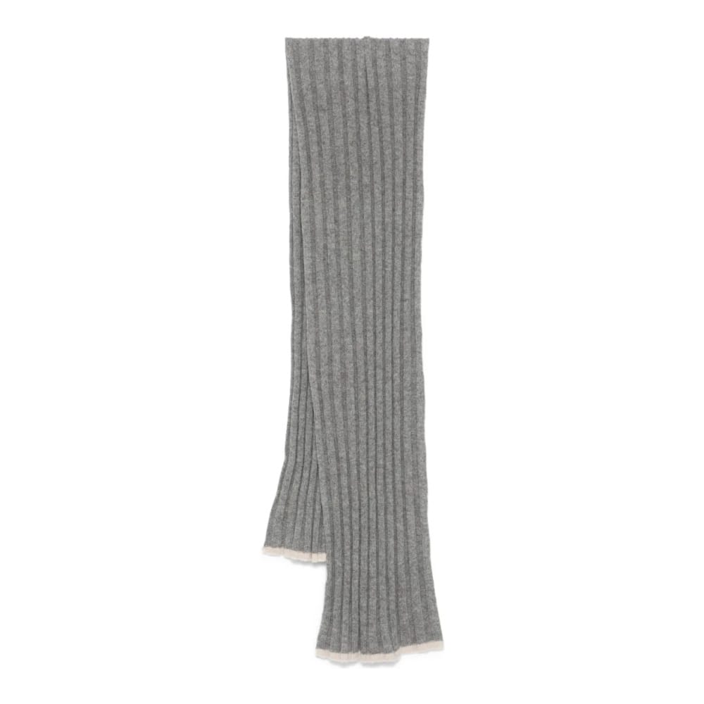 Brunello cucinelli - Écharpe en cachemire  'Ribbed' pour Hommes
