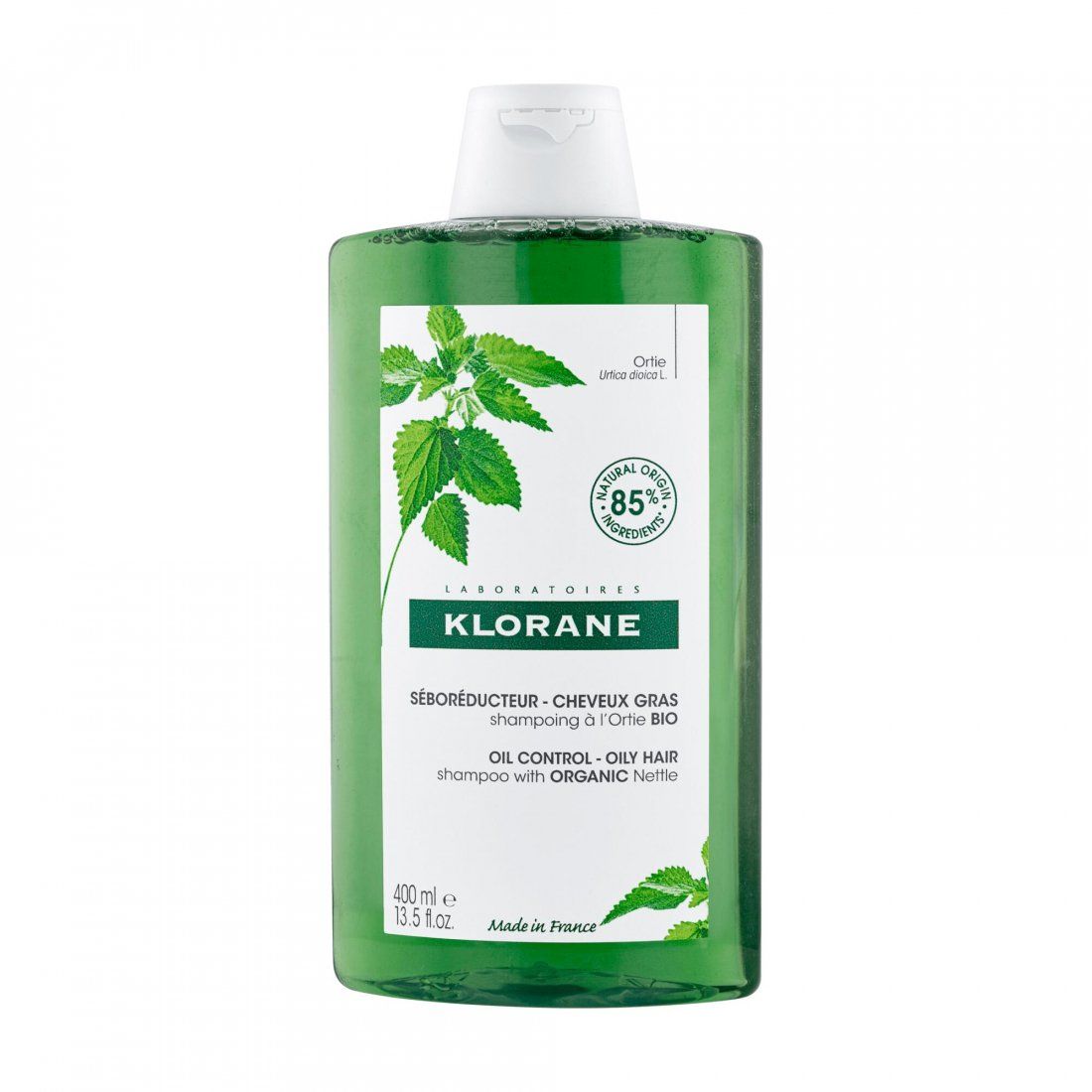 Klorane - Shampoing Séboréducteur à L'Ortie Bio - 400 ml