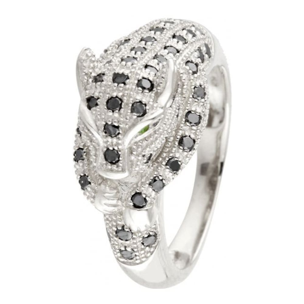 Artisan joaillier - Bague 'Panthère Noire' pour Femmes