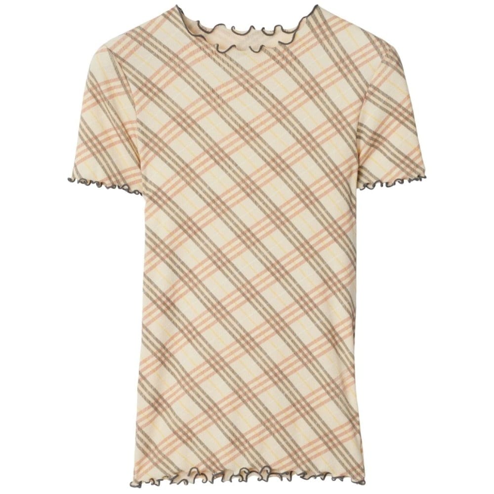 Burberry - T-shirt 'Check' pour Femmes