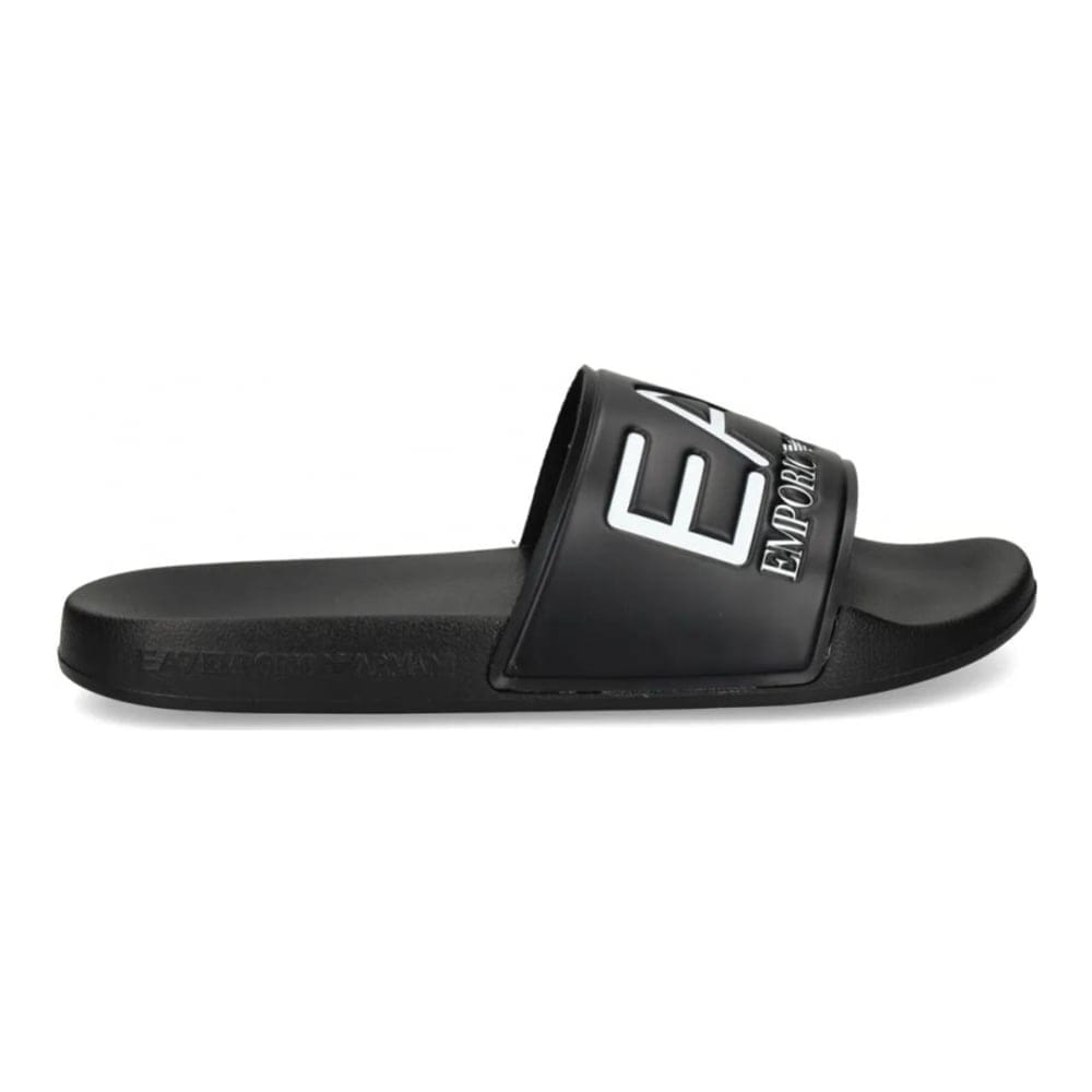 Ea7 emporio armani - Claquettes 'Embossed' pour Hommes