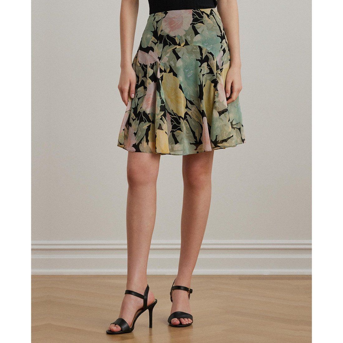 Lauren ralph lauren - "Jupe 'Floral Crinkle Georgette' pour Femmes"