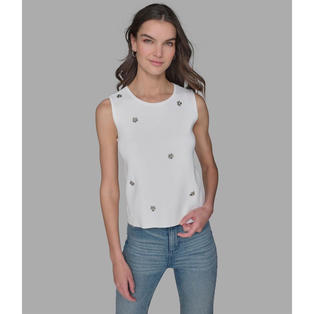 Karl lagerfeld paris - Pull 'Floral Charm Shell' pour Femmes