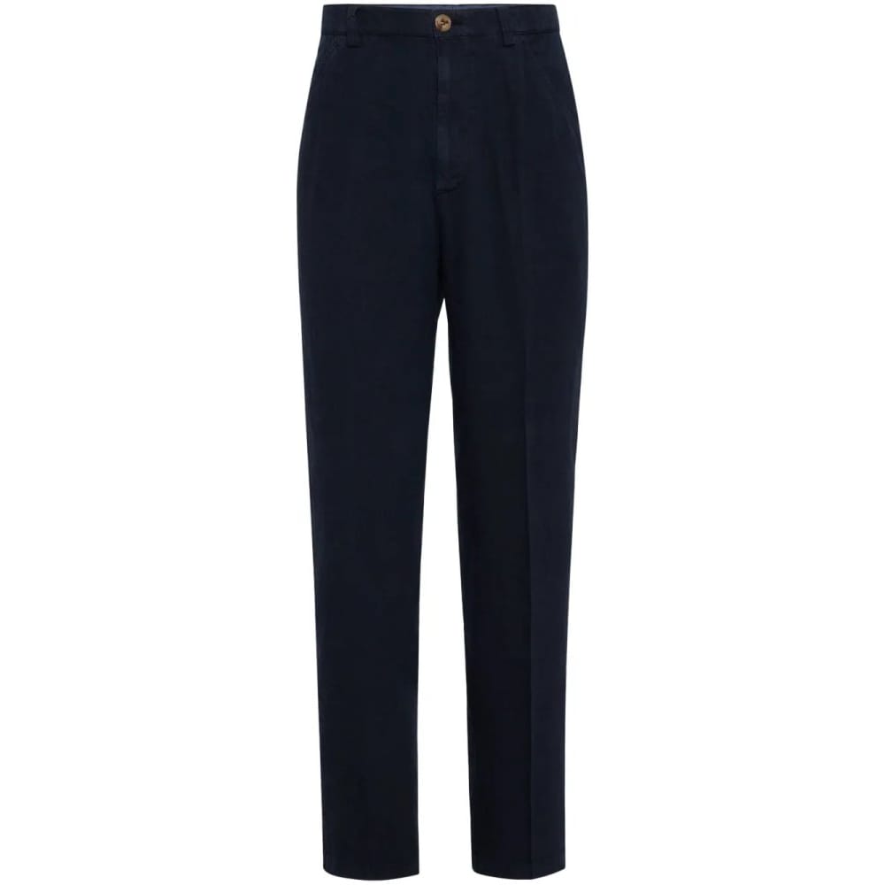Brunello cucinelli - Pantalon 'Creased Straight' pour Hommes