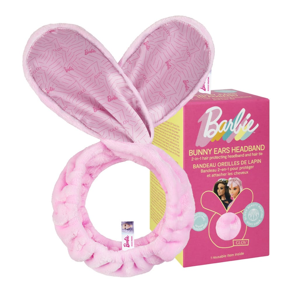 GLOV - Barbie™ ❤︎ Bunny Ears Hair Protecting Headband And Hair Tie | Zigzag