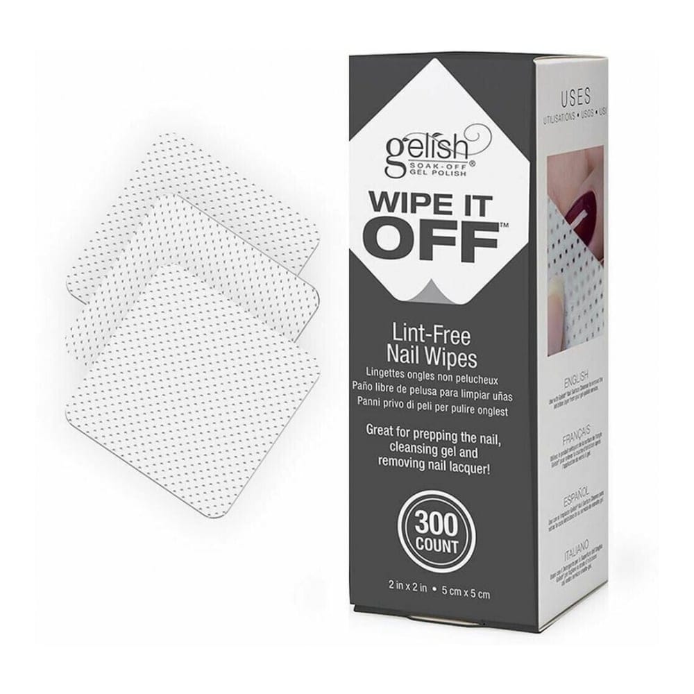 Morgan taylor - Lingettes de dissolvant 'Wipe It Off Lint Free' - 300 Pièces